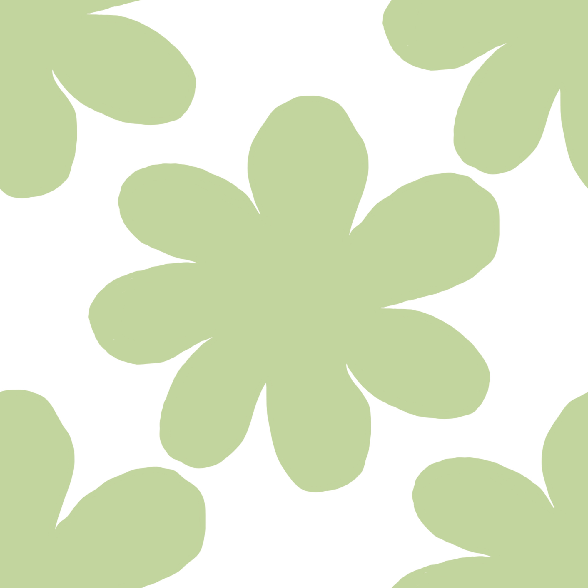 Green flower background